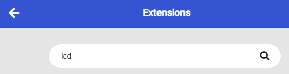 Search extension